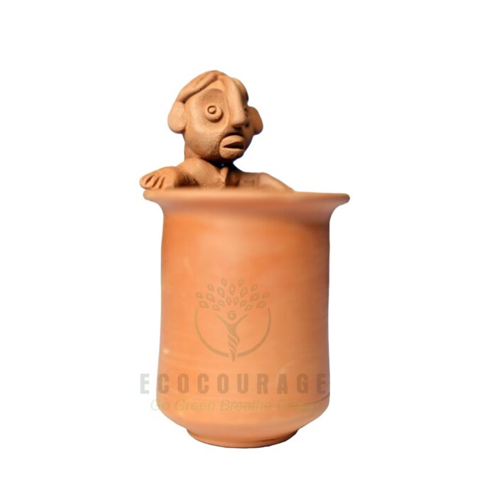 Boy faced Pen Stand - 3 - Image 2
