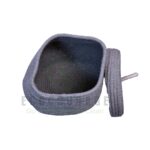 Grey Basket with Lid - Image 3