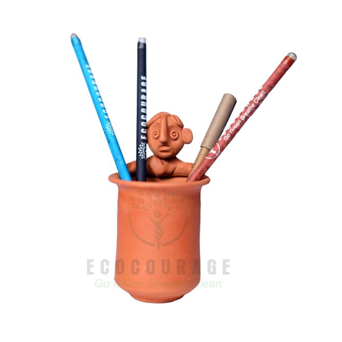 Boy faced Pen Stand - 3 - Image 4