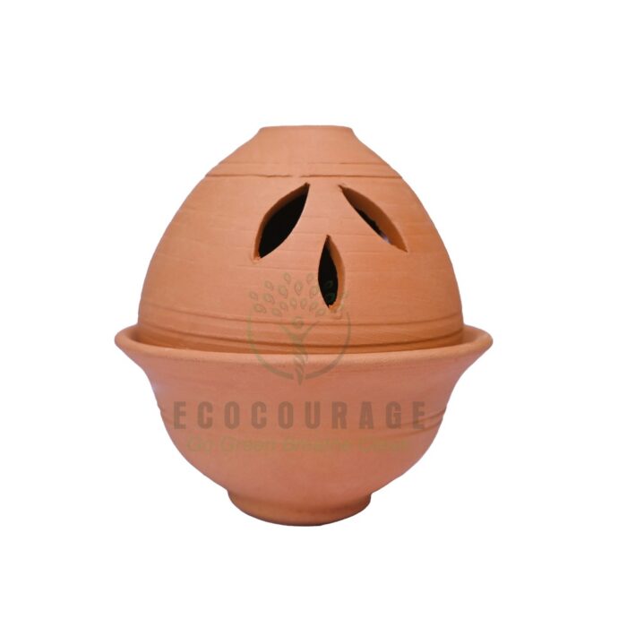 Terracotta Diyas with Cover - Image 1