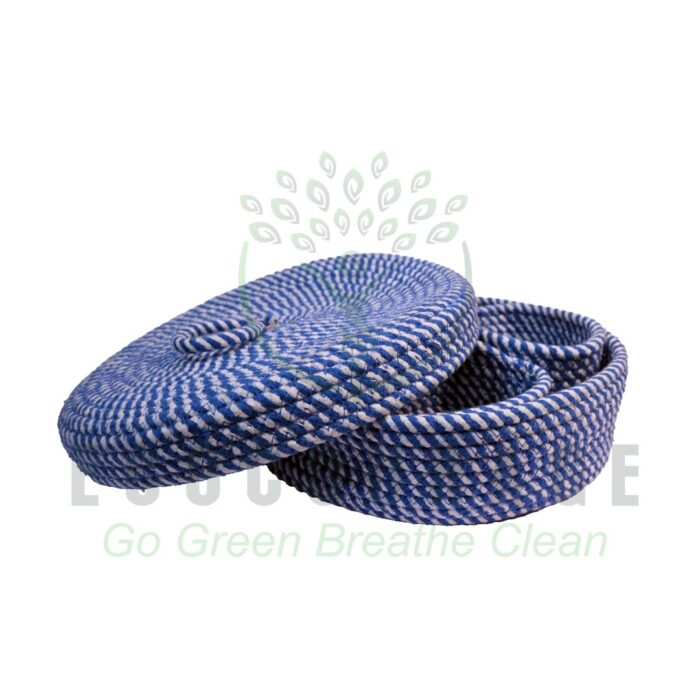 Multipurpose Blue Basket With Lid - Image 1