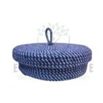 Multipurpose Blue Basket With Lid - Image 3