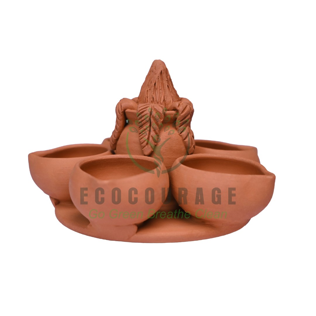 20 Terracotta Kalash Diya (Small) - Image 1