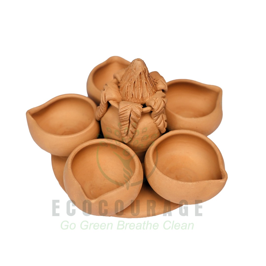 21 Terracotta Kalash Diya (Small) - Image 2