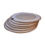 White And Beige Dinning Table Mat