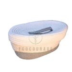 White Basket with Lid