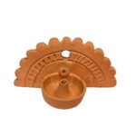 Terracotta Wall Hanging Diya 1 (Surya Panti) - Image 2