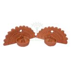 Terracotta Wall Hanging Diya 1 (Surya Panti) - Image 4