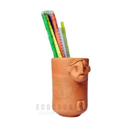 Boy faced Pen Stand - 2