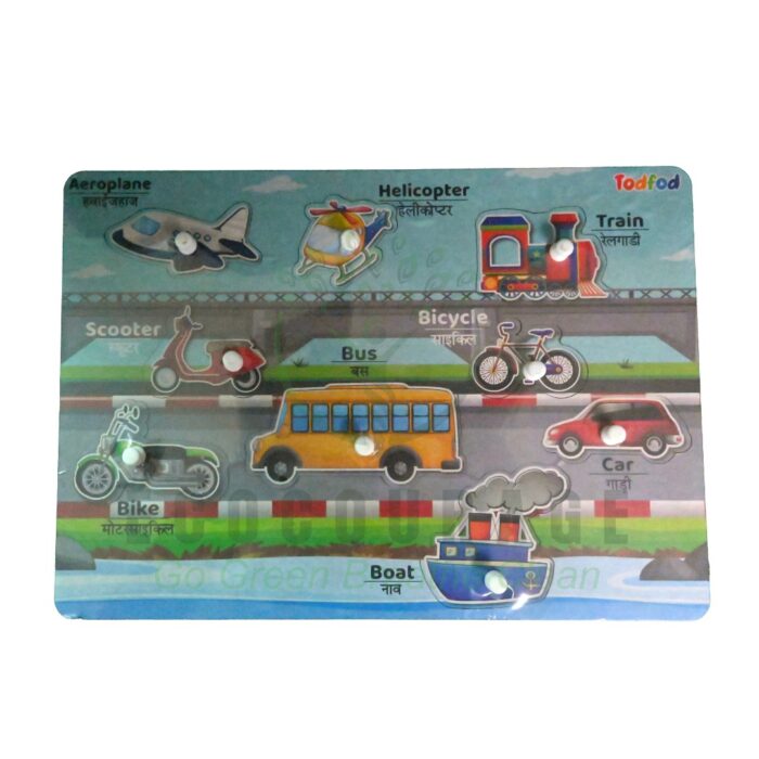 Pre Nursery Puzzles (Bodyparts, Transport, Veg, Fruits) - Image 4