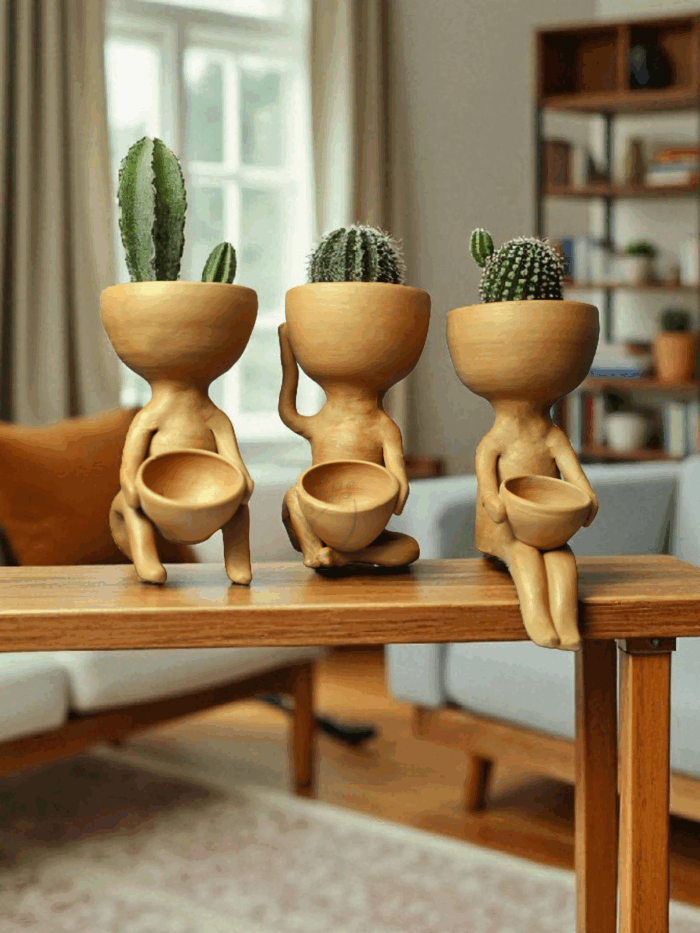 Double Planter - Set of 3 - Image 1