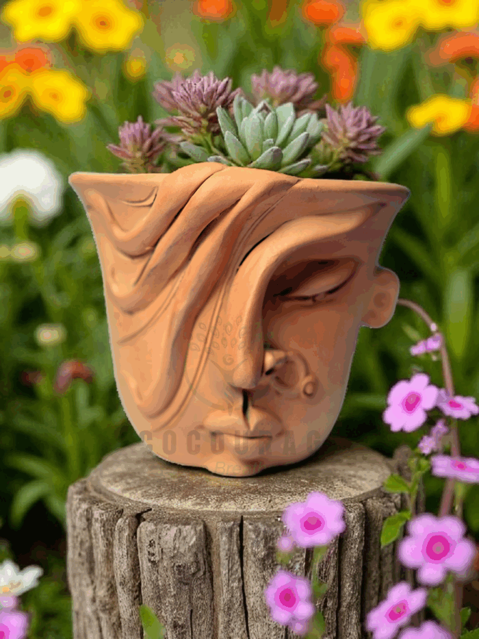 Rajasthani Female (Banni) Faced Planter - Image 1